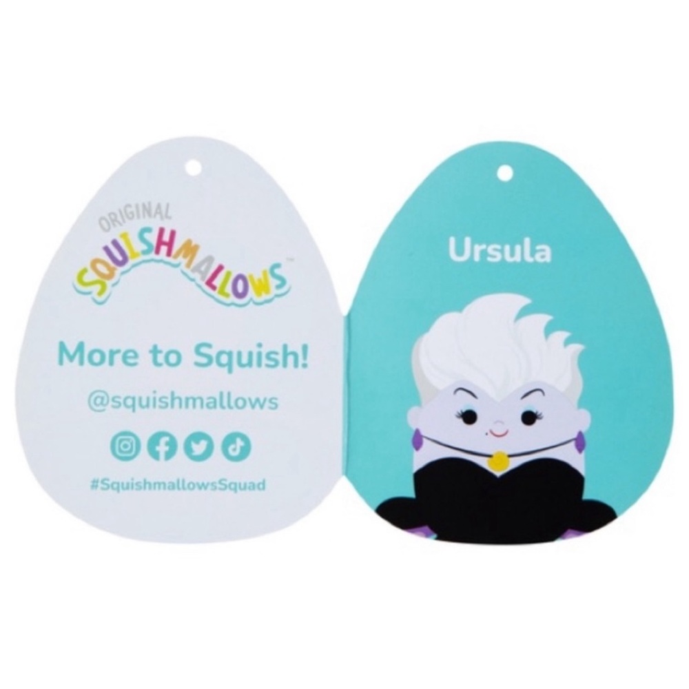 NWT Disney Ursula Squishmallow - Picture 2 of 2